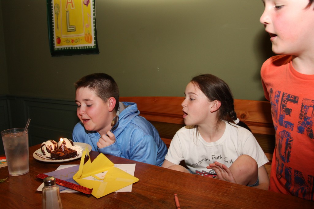 having fun at Flatbread in Portsmouth